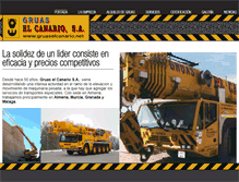 Tablet Screenshot of gruaselcanario.net